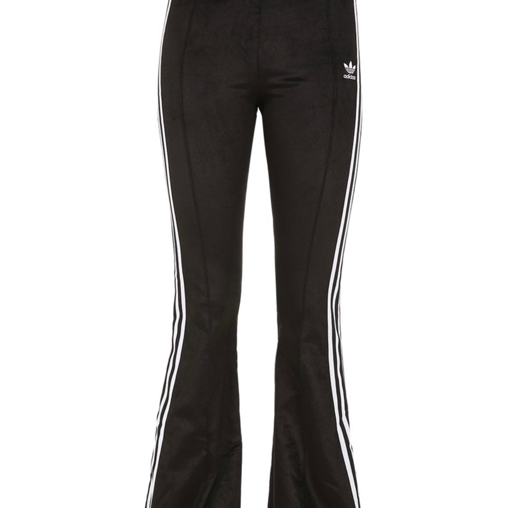 Flare Black Velvet Pants